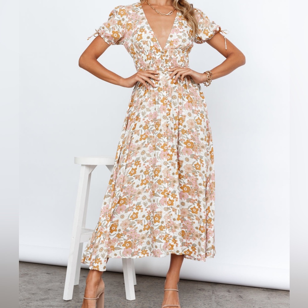 Hello Molly Flower Midi Dress